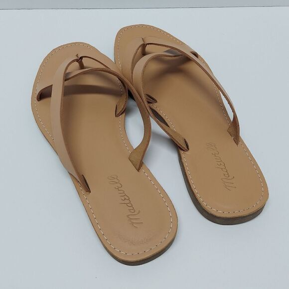 Madewell The Boardwalk Thong Sandal in Leather Size 9 - Picture 5 of 7